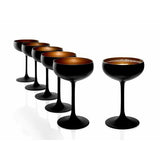 Stölzle Elements kristallklaasist must/pronks šampanjapokaal