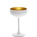 Stölzle Elements kristallklaasist valge/kuldne shampuseklaas