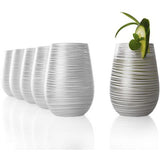 Stölzle Twister joogiklaasid valge/hõbe