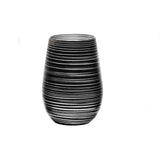 Stölzle Twister joogiklaasid must/hõbe