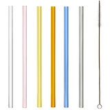 Stölzle kristallklaasist värvilised klaaskõrred 6tk+hari