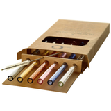 Stölzle kristallklaasist värvilised klaaskõrred 6tk+hari