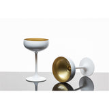 Stölzle Elements kristallklaasist valge/kuldne shampuseklaas