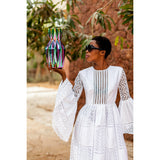 Pols Potten kivikeraamikast värviline vaas Oily Folds