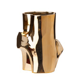 Pols Potten kuldne läikiv vaas "Puuhalg"