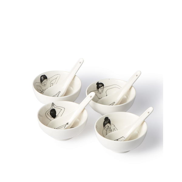 Pols Potten kausid „Undressed“ 4tk