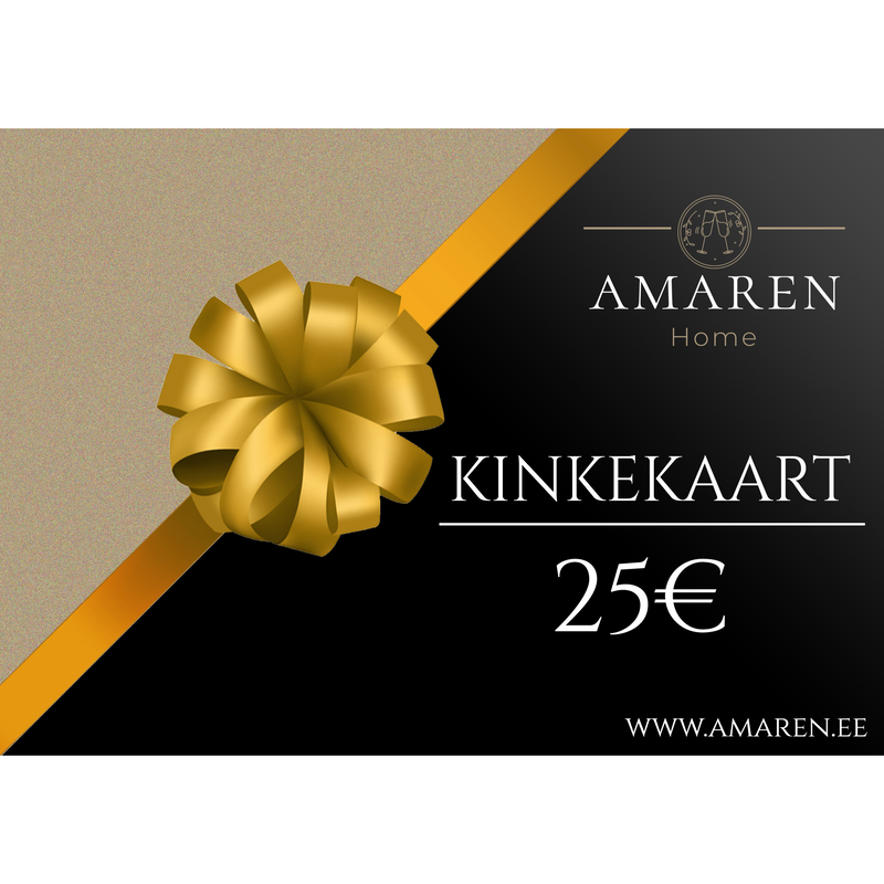 Amaren Home kinkekaart 25€